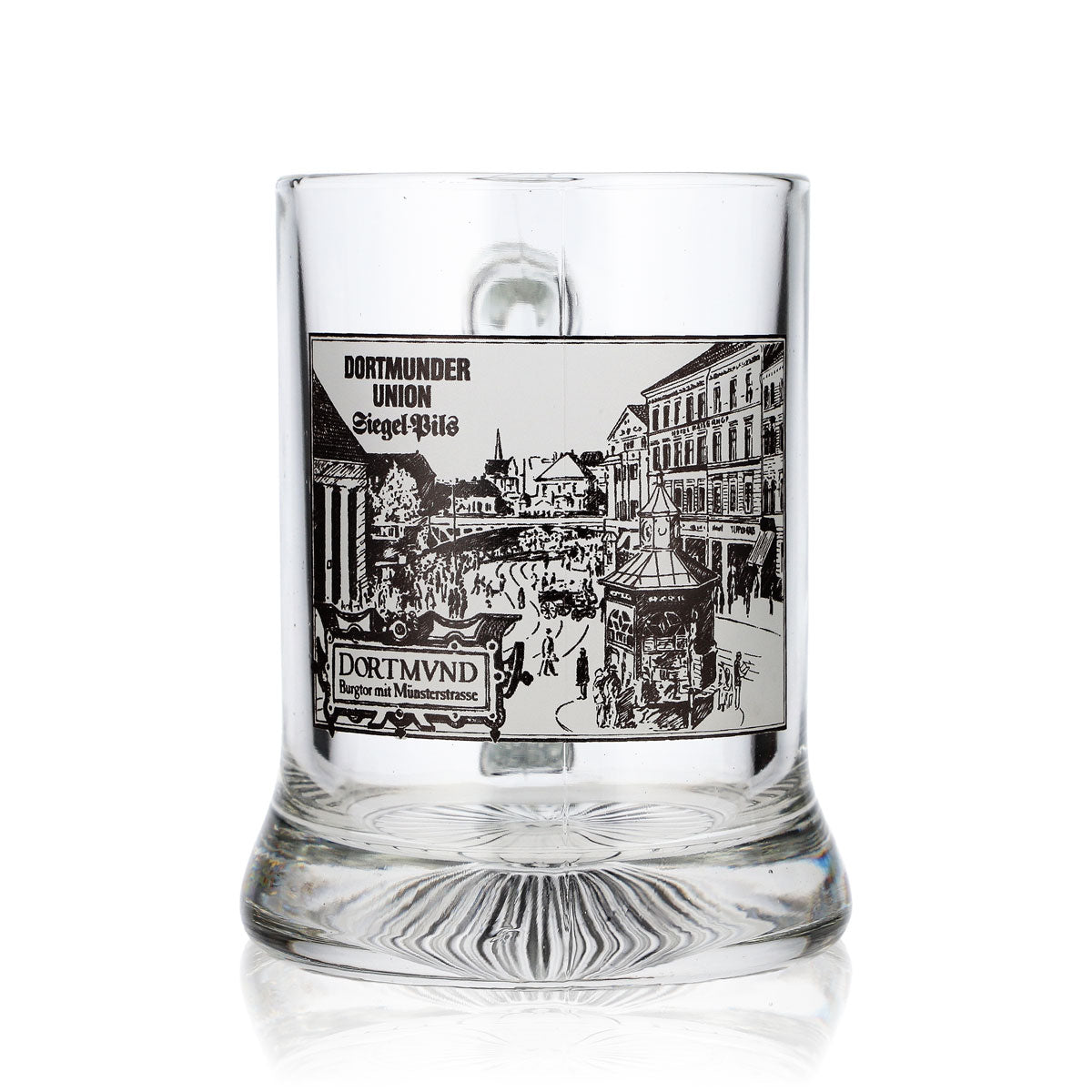 6 bicchieri da birra Dortmunder Union da 0,28 l con sigillo Pils Burgtor Münstertor (set da 6) – Vista 2