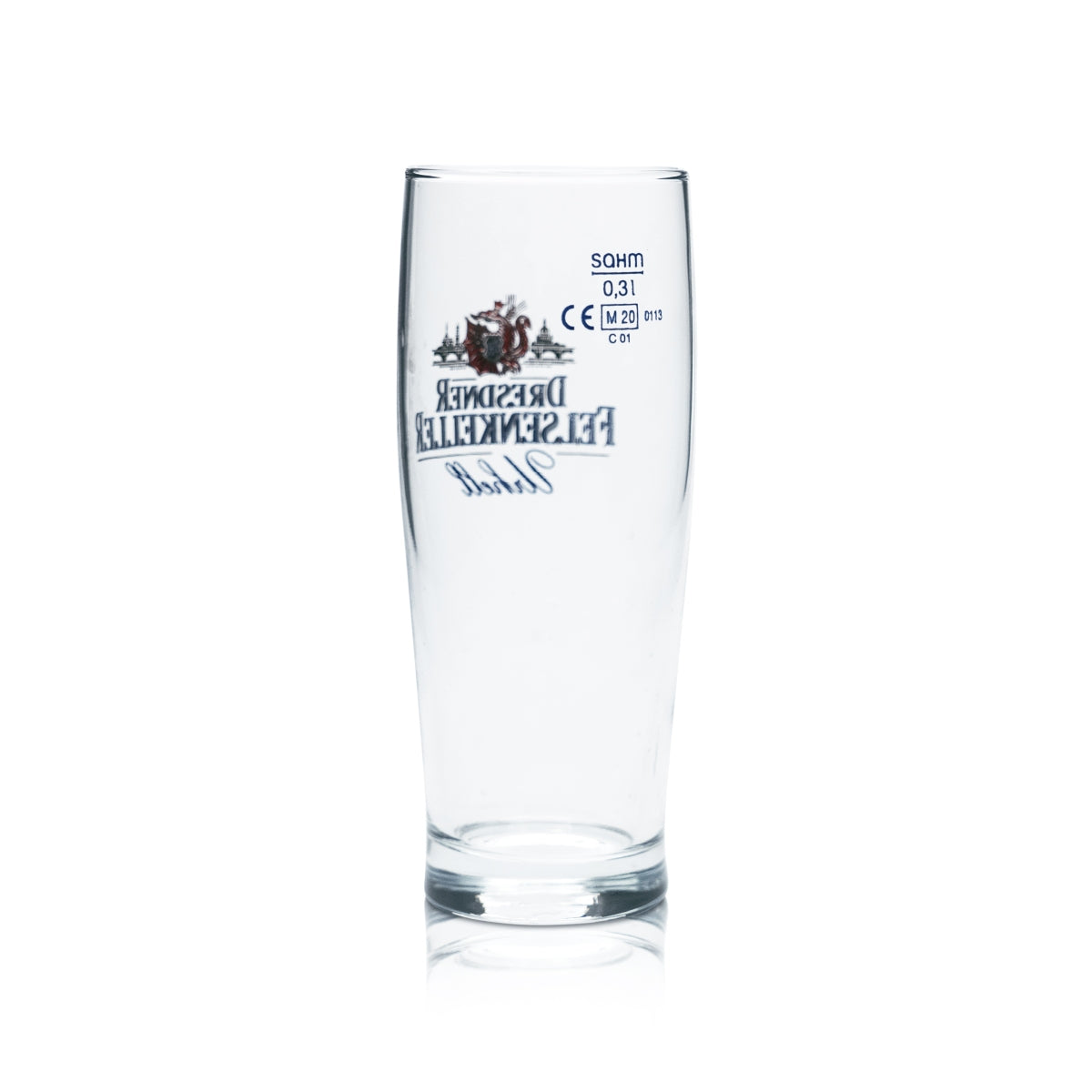 6 bicchieri da birra Dresdner Felsenkeller da 0,3 l, calibrati, per la ristorazione, birrificio – Vista 3