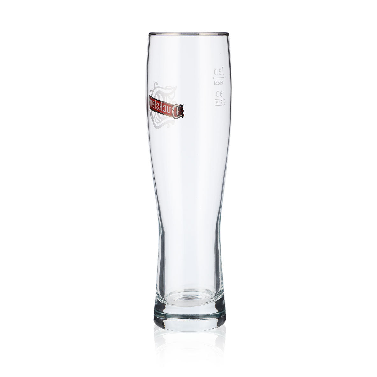 6 bicchieri da birra Duckstein da 0,5 l Bicchieri da birra in vetro con bordo argentato – Vista 4