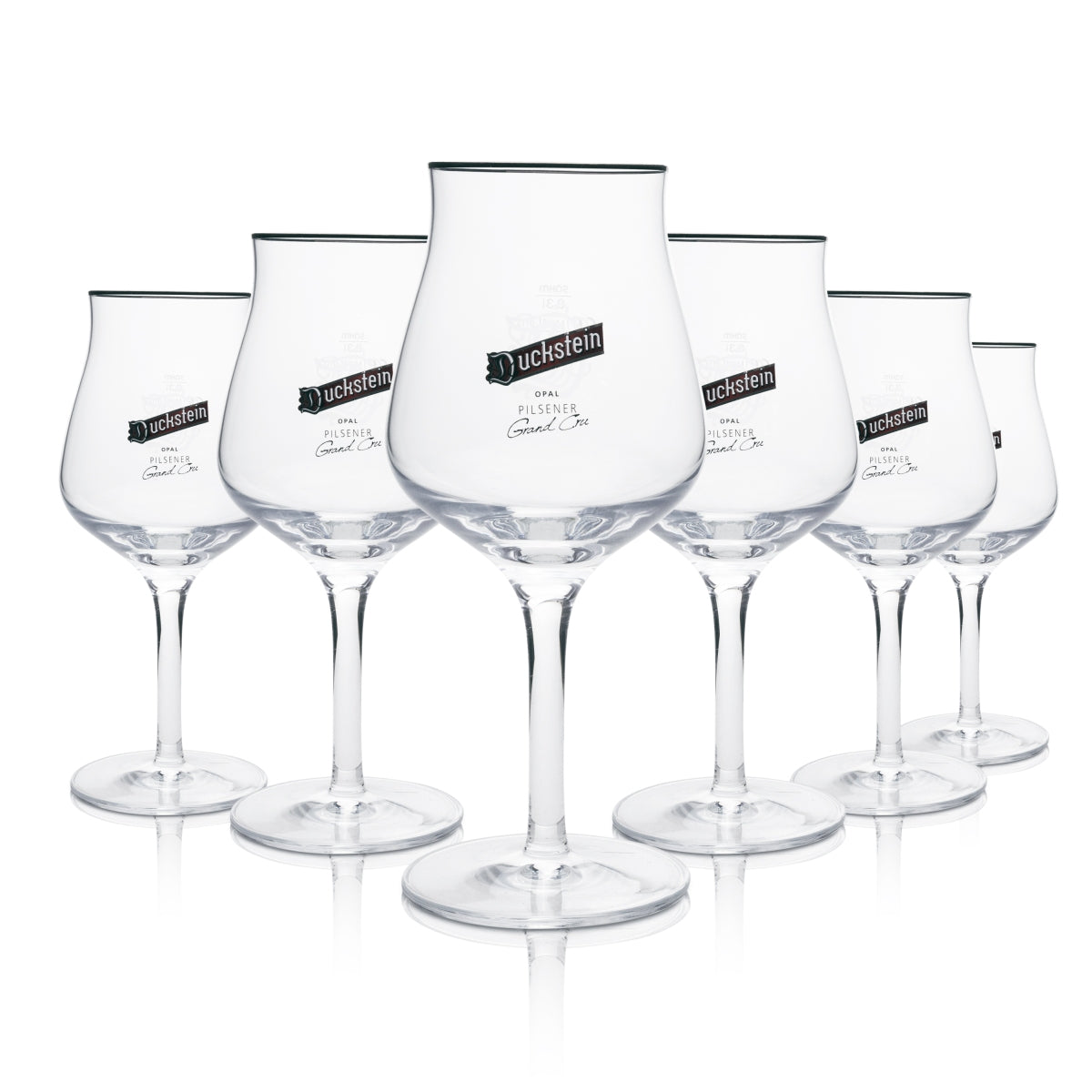 6 bicchieri da degustazione Duckstein Sahm 0,3 l Opal Pilsner Grand Cru