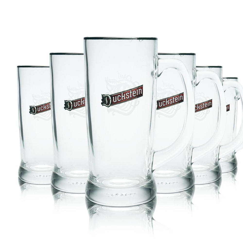 6 bicchieri da birra Duckstein 0,5 l boccale con manico boccale da birra Seidel set di bicchieri birrificio