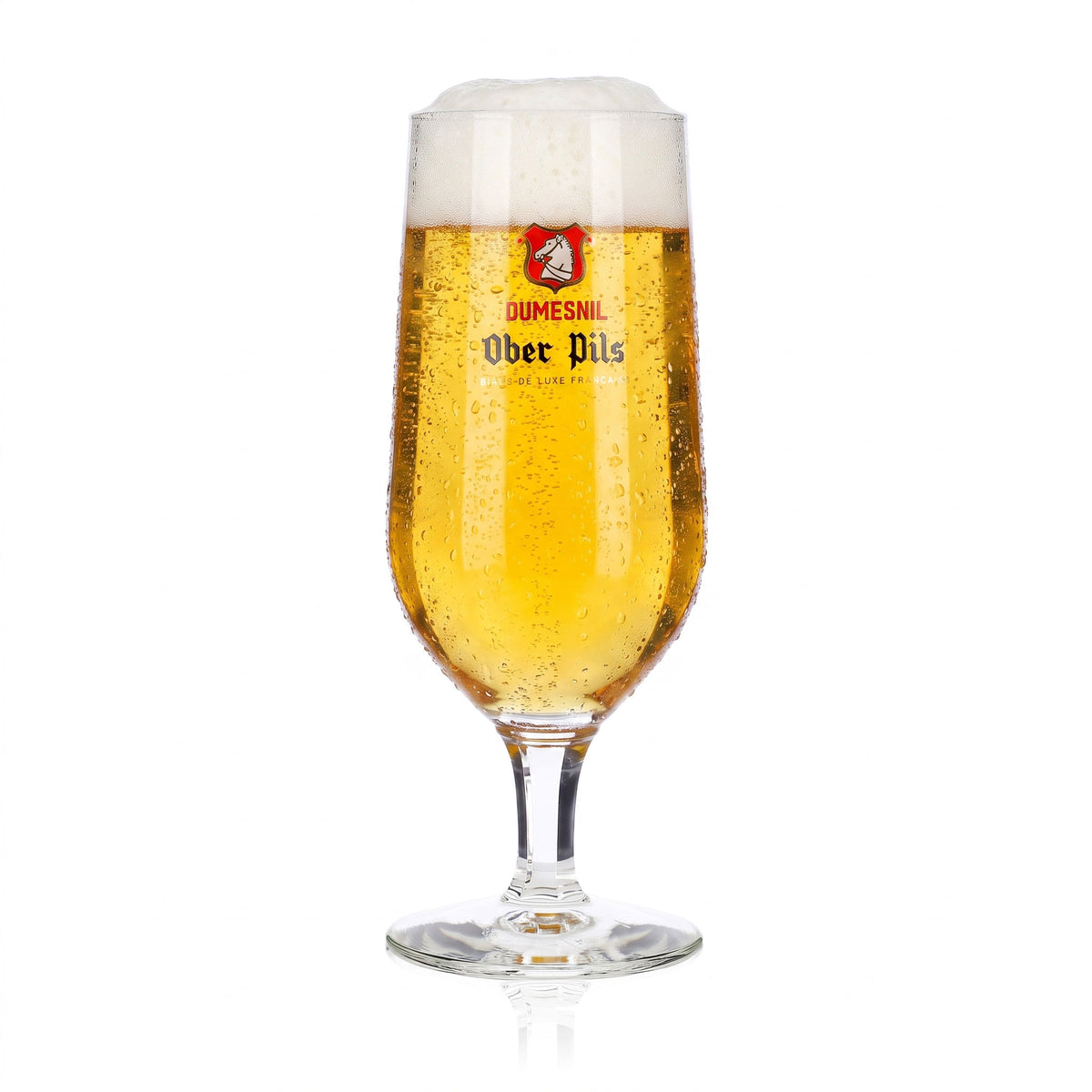 6 bicchieri da birra Dumesnil, bicchieri da birra a calice da 0,25 l, Ober Pils, logo rosso, set da 6 – Vista 2