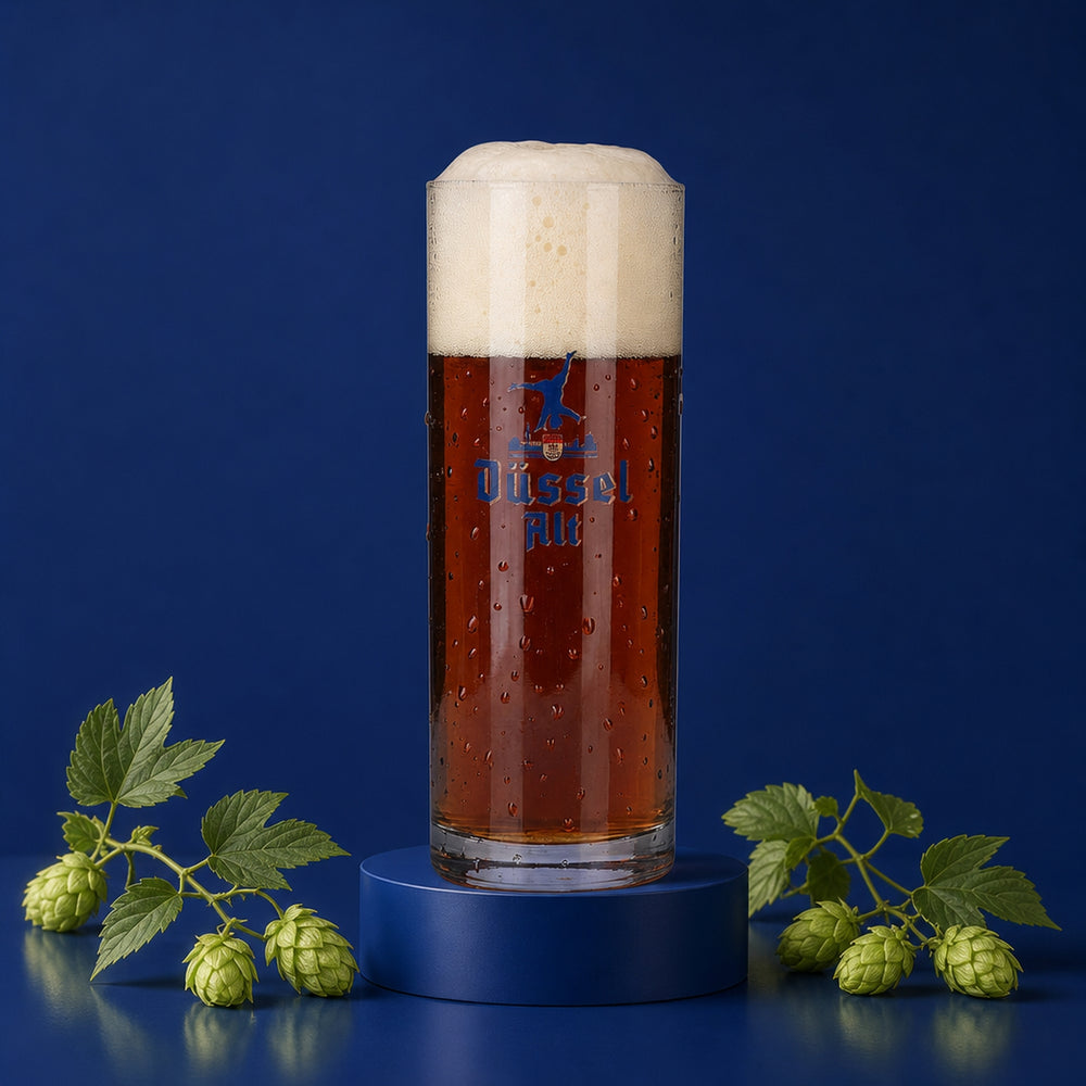 6 bicchieri Düssel Alt Glas 0,4 l per birra Altbier Set di bicchieri Kölsch per birra artigianale