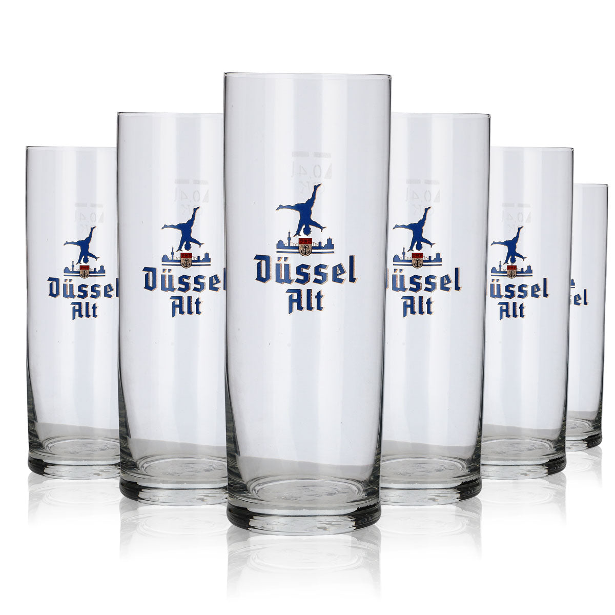 6 bicchieri Düssel Alt Glas 0,4 l per birra Altbier Set di bicchieri Kölsch per birra artigianale – Vista 6