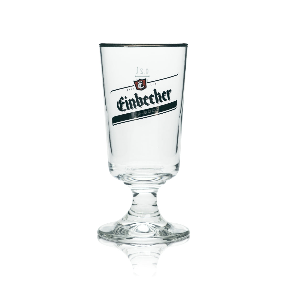 6 bicchieri da birra Einbecker 0,2 l, forma a tulipano con manico, Urbock, bicchieri da bar per ristoranti – Vista 2