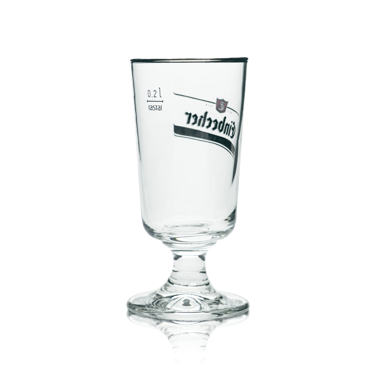 6 bicchieri da birra Einbecker 0,2 l, forma a tulipano con manico, Urbock, bicchieri da bar per ristoranti – Vista 3