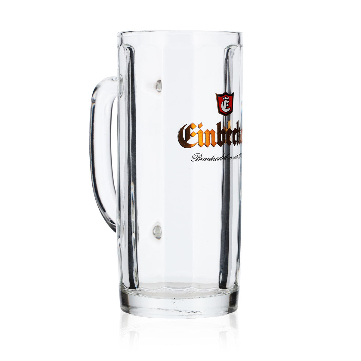 6 bicchieri da birra Einbecker 0,2 l con scritta dorata in rilievo Sahm Moldau – Vista 3