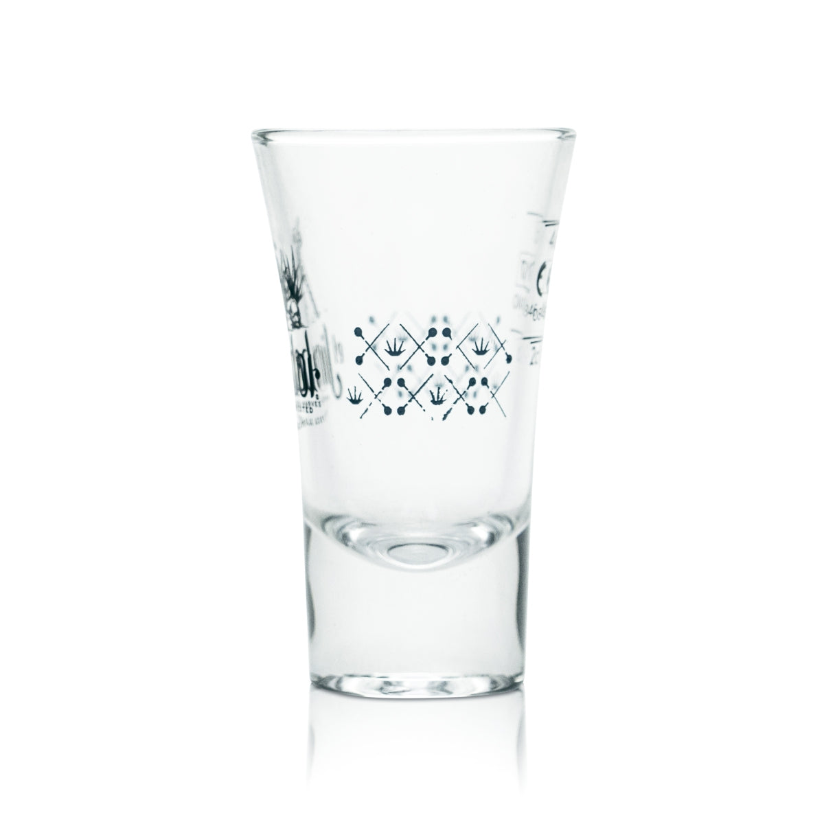 6 bicchieri El Jimador da 4 cl per shot, bicchieri da tequila Meskal Blanco Reposado – Vista 4