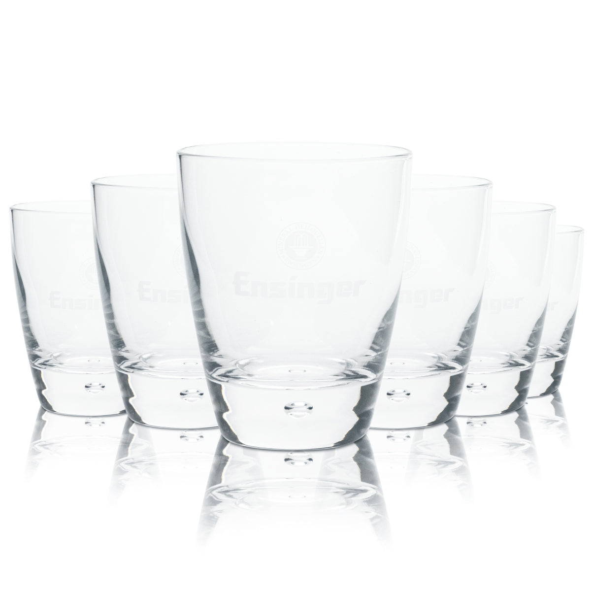 6 bicchieri Ensinger in vetro 0,2 l con bolla Tumbler bicchieri per bibite gassate Sport Bar