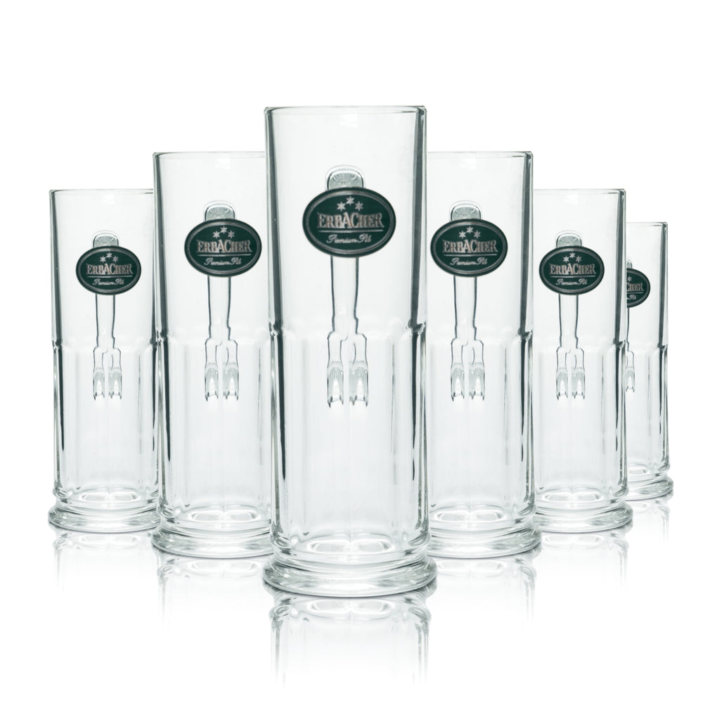 6 bicchieri da birra Erbacher Brauhaus 0,5 l boccale Humpen Seidel contorno bicchieri Gastro Bar