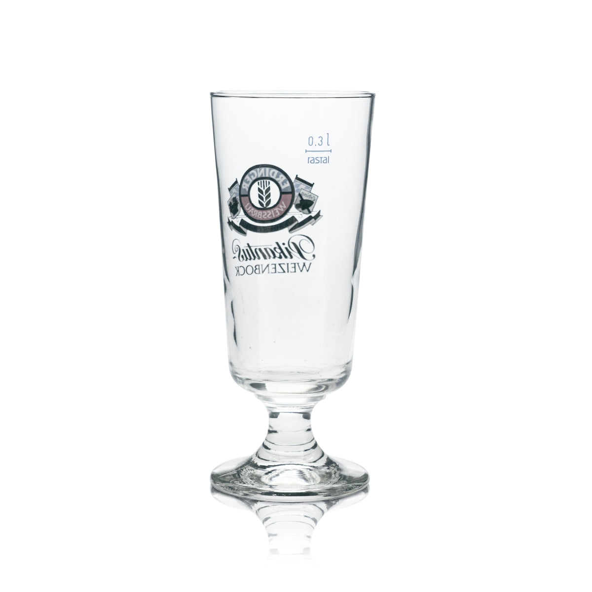 6 bicchieri da birra Erdinger 0,3 l, forma a tulipano, calice, birra di frumento, birra forte, bar gastronomico – Vista 3