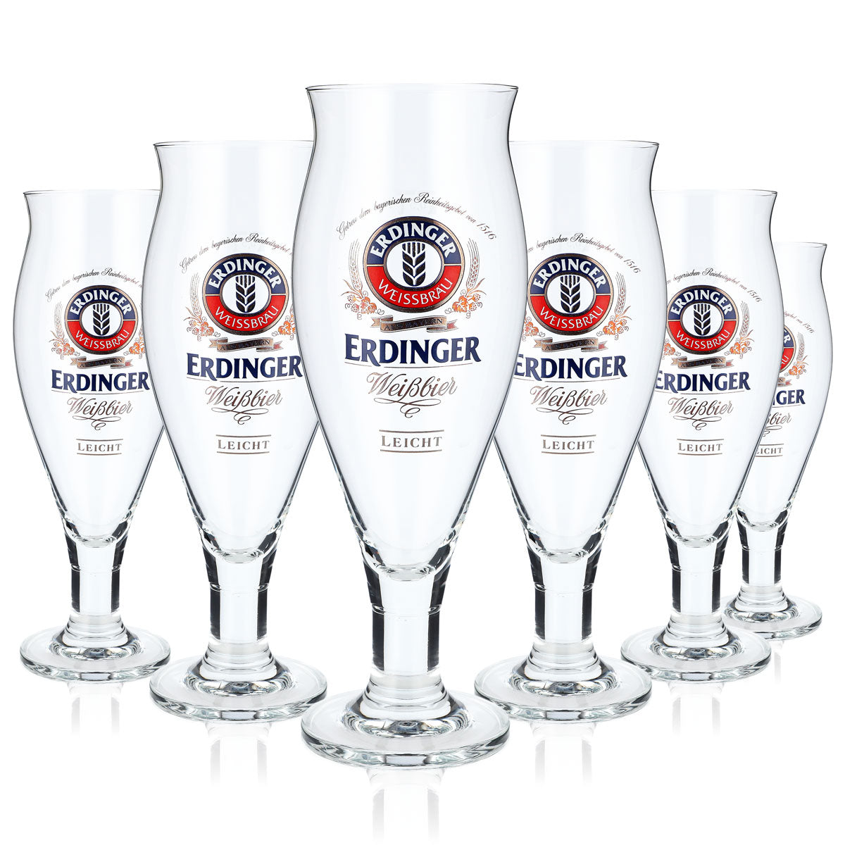 6 bicchieri da birra Erdinger Bicchieri da birra 0,5 l Bicchieri di design "Colani" Ritzenhoff – Vista 5