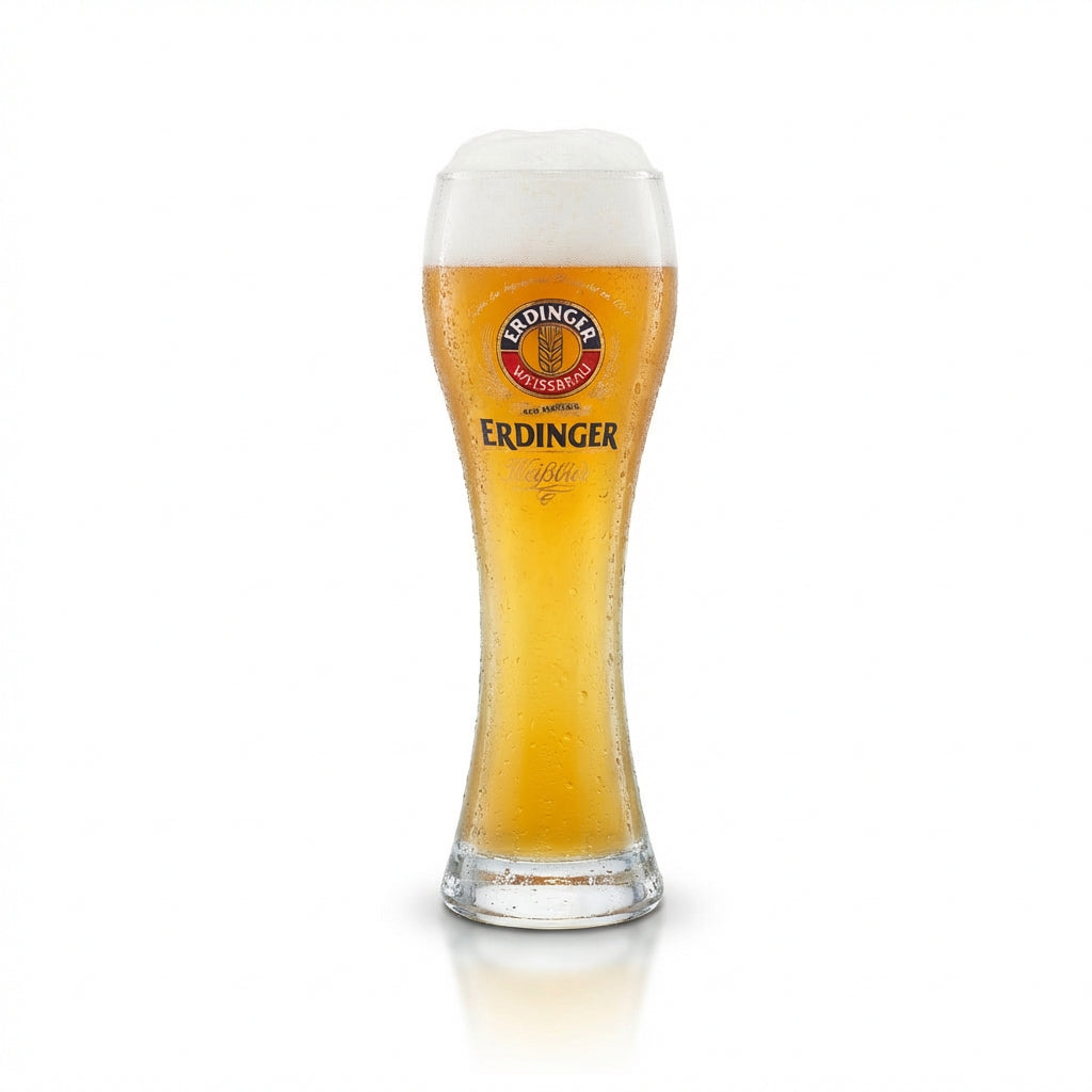 6 bicchieri Erdinger da 0,3 l per birra bianca Hefe Weizen, calibrati per uso gastronomico, Bräu Brauerei – Vista 2