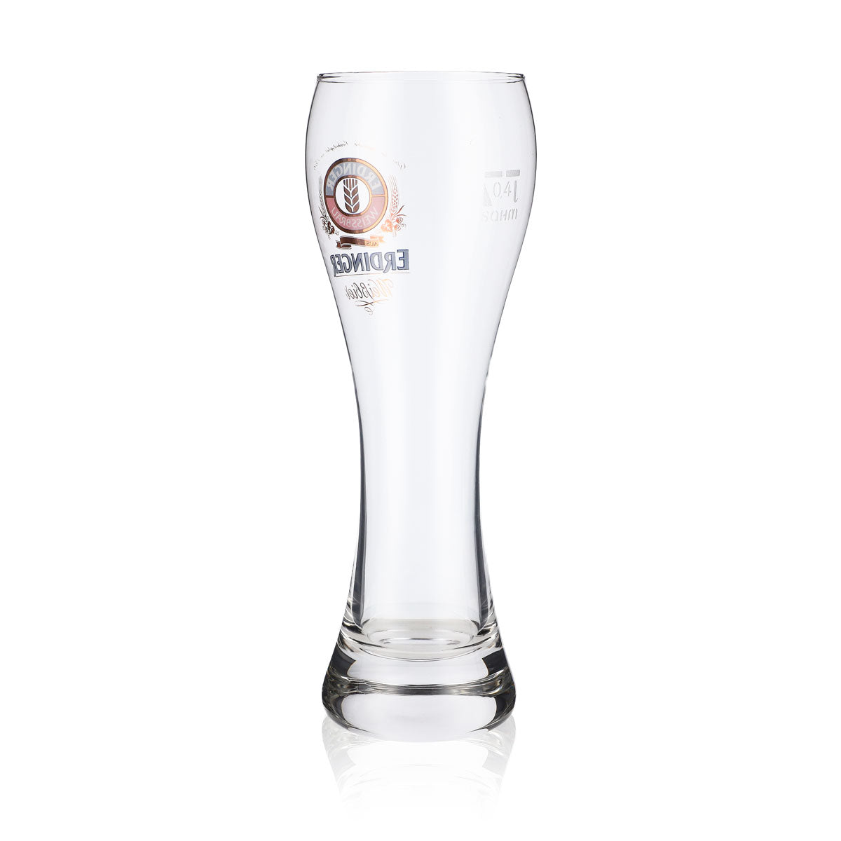 6 bicchieri da birra Erdinger Weissbier Bicchieri da birra bianca Bicchiere da birra 0,4 l Sahm – Vista 4