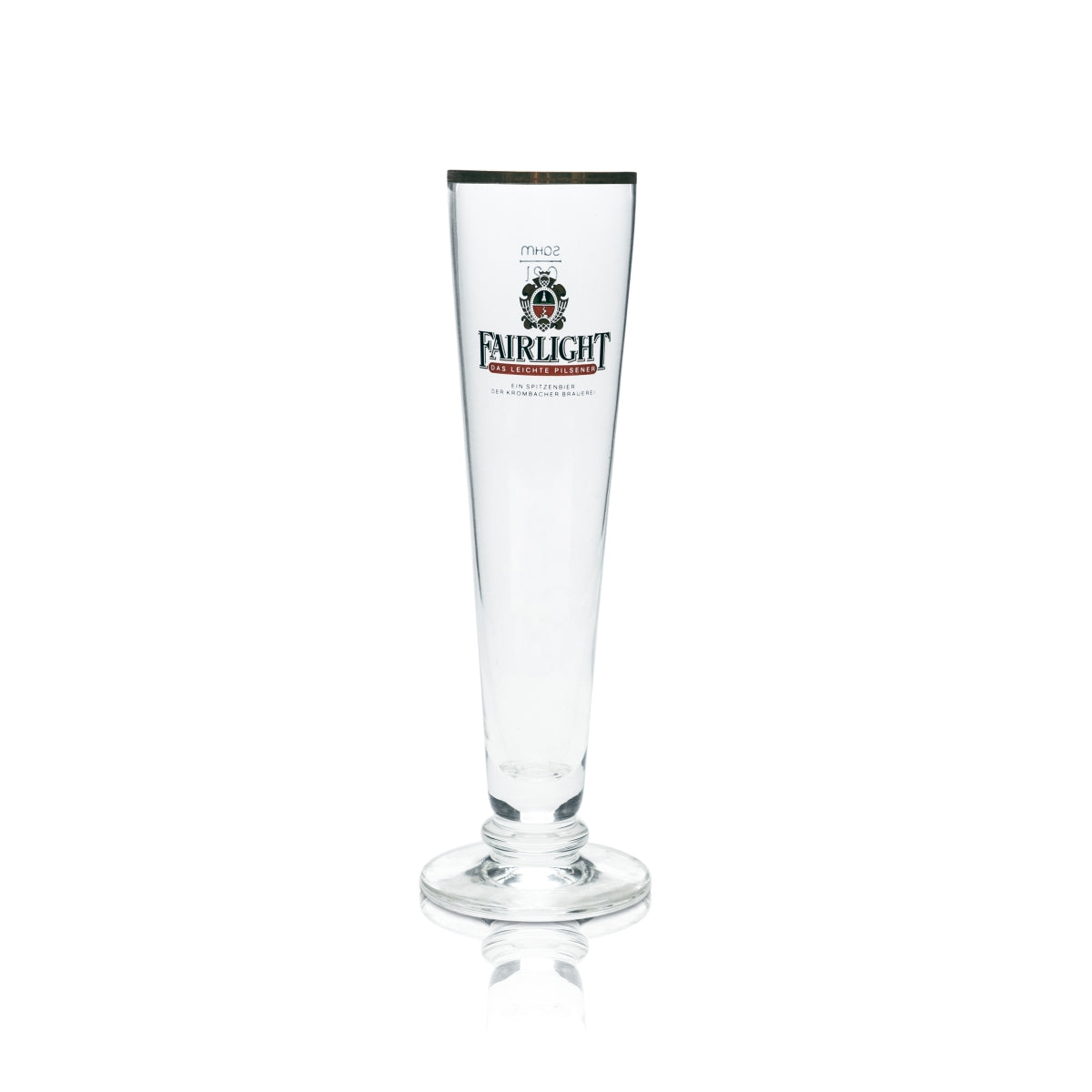 6 bicchieri da birra Fairlight 0,2 l a forma di coppa con bordo dorato, bicchieri da bar Gatro Kneipe Pils Brau – Vista 2