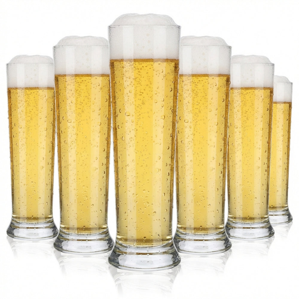 6 bicchieri da birra Feldschlößchen 0,2 l, forma a calice, Friends Sahm