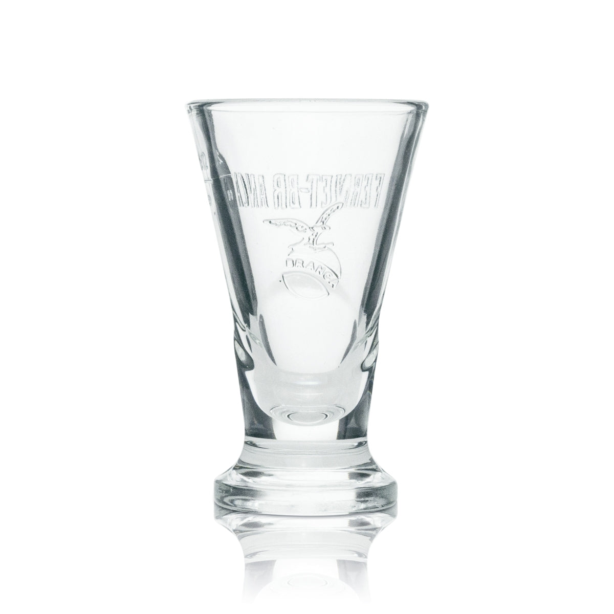 6 bicchieri Fernet Branca con disegno in rilievo a forma di V Bicchieri da liquore Bicchieri da shot – Vista 3
