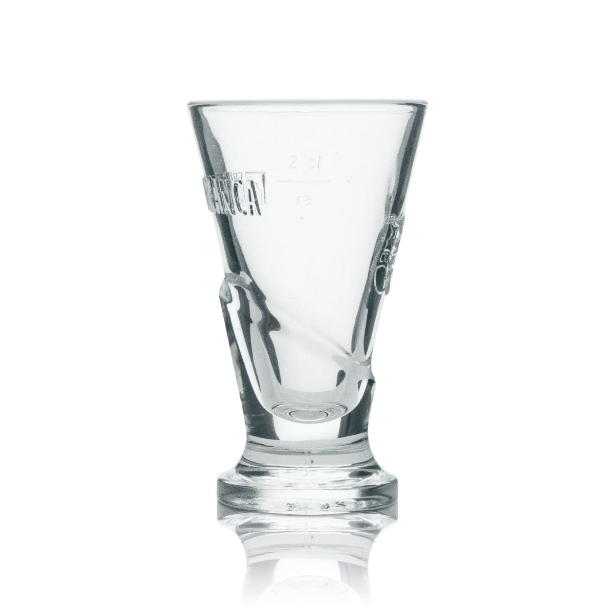 6 bicchieri Fernet Branca con disegno in rilievo a forma di V Bicchieri da liquore Bicchieri da shot – Vista 4