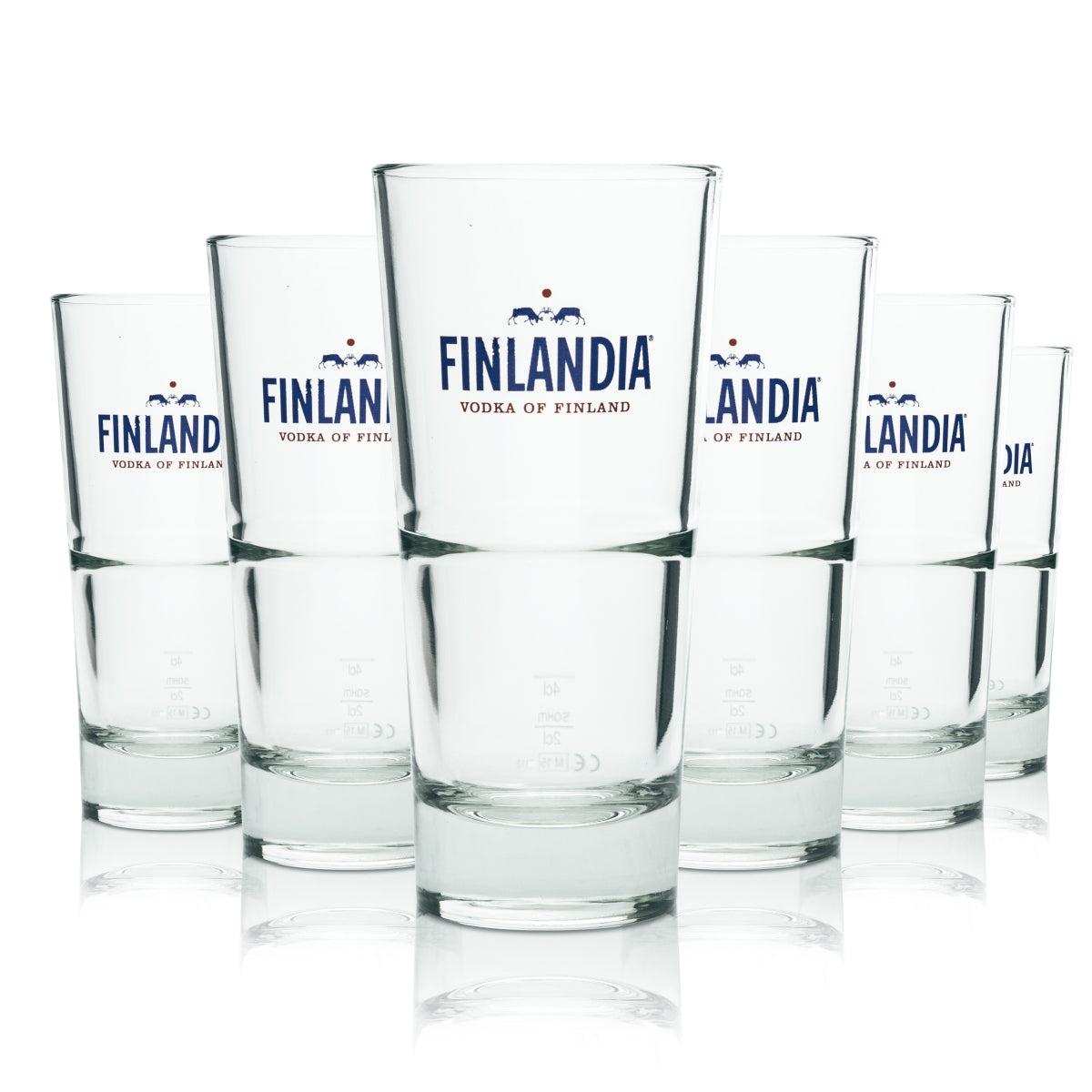 6 bicchieri Finlandia da cocktail long drink da 0,36 l impilabili per bar e ristoranti