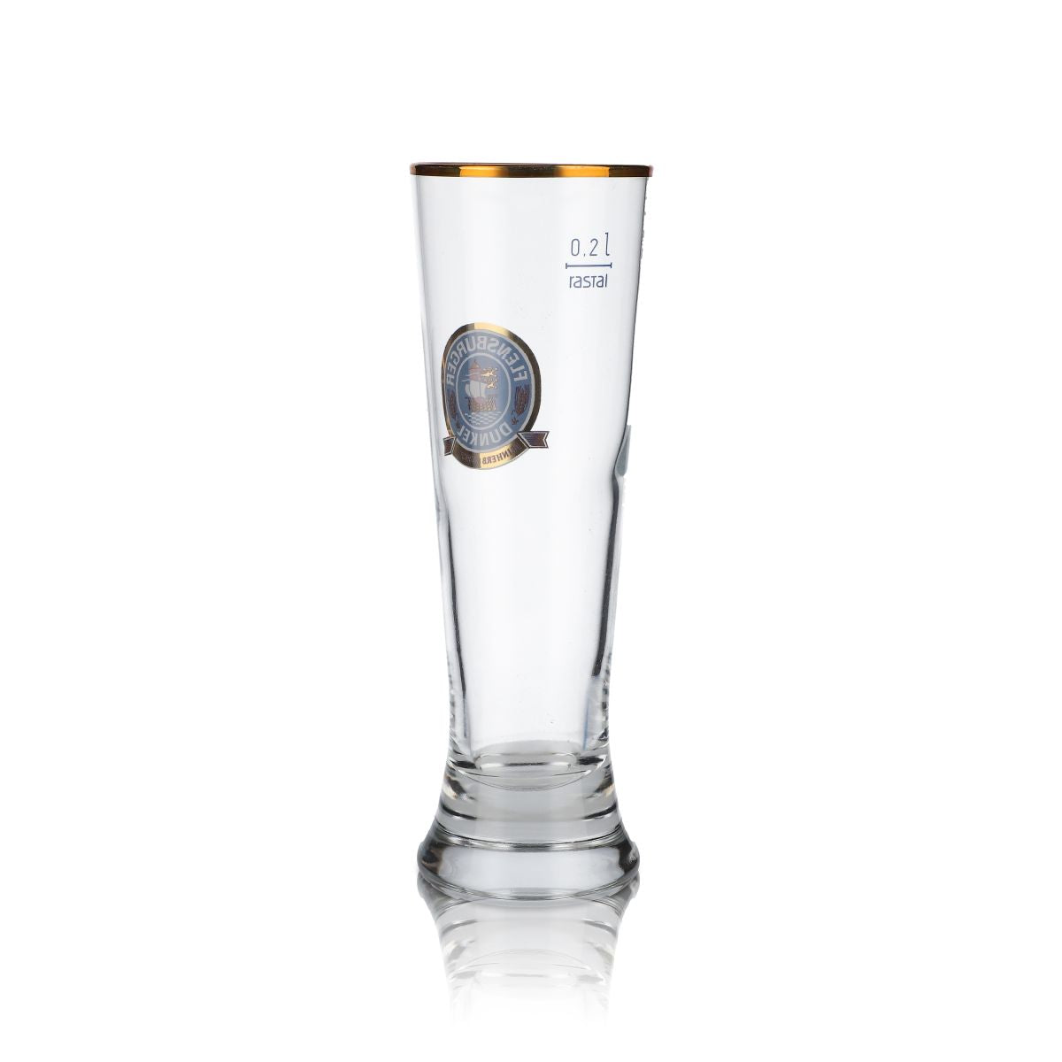 6 bicchieri da birra Flensburger da 0,2 l Merkur Tulpe Pilsener Dunkel – Vista 3