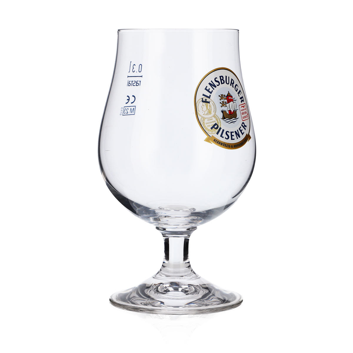 6 bicchieri da birra Flensburg da 0,3 l Bicchieri da birra Bicchieri sferici "Lüttich 2024" – Vista 3