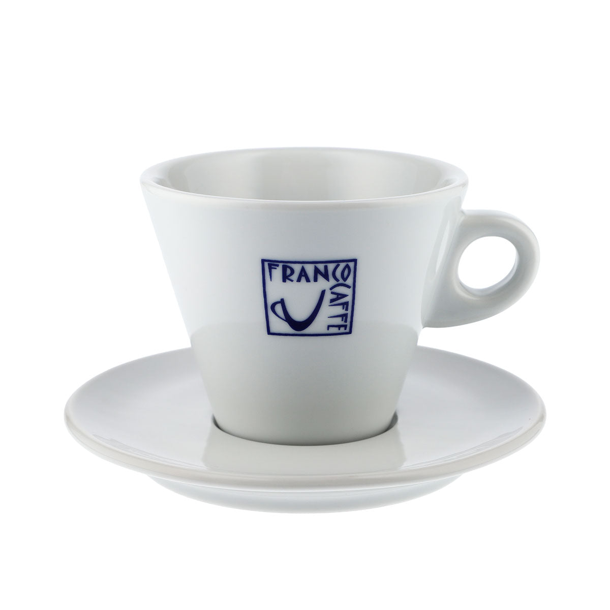 6x Franco Caffè Bicchiere 0,28 l Tazza da caffè con piattino Porcellana ipa – Vista 2