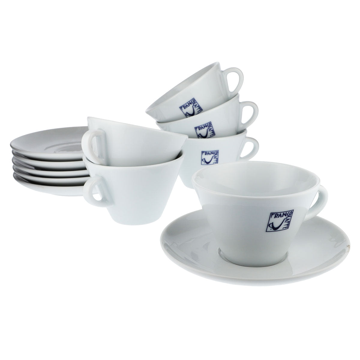 6x Franco Caffè Bicchiere 0,3l Tazza da caffè con piattino d`ANCÀP – Vista 5