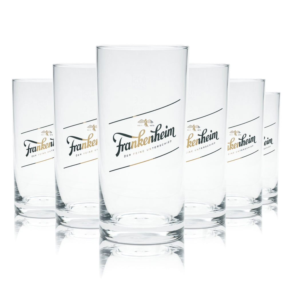 6 bicchieri da birra Frankenheim 0,25 l Alt Stange Bicchieri Cup Düsseldorf Birrificio