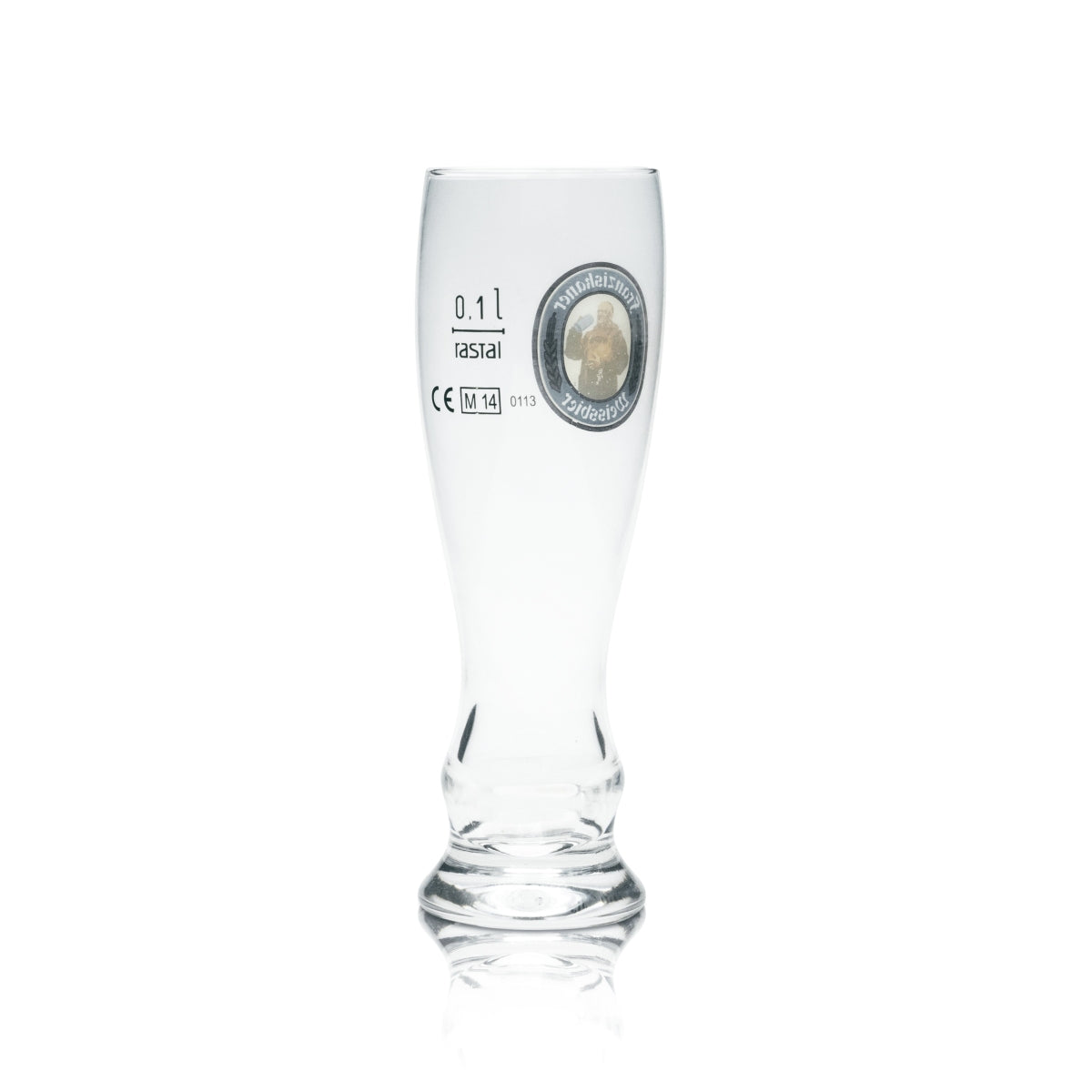 6 bicchieri da birra Franziskaner 0,1 l miniatura birra bianca bicchieri lievito di frumento ricevimento – Vista 3