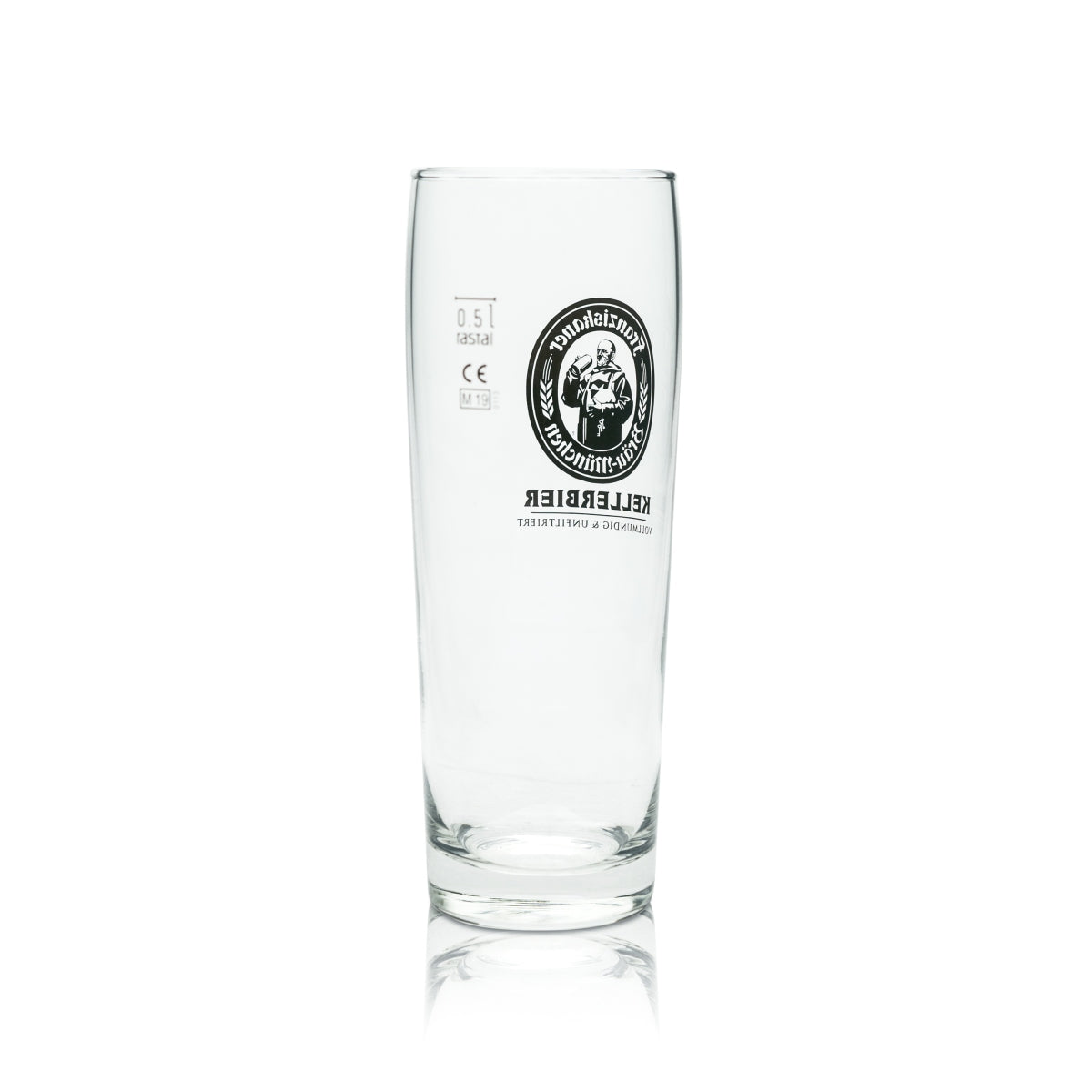 6 bicchieri da birra Franziskaner 0,5 l Kellerbier Willi Becher Birrificio Birra Lievito – Vista 3