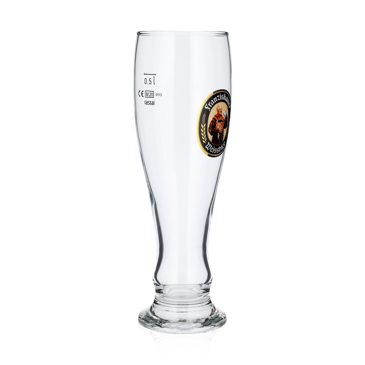 6 bicchieri da birra Franziskaner Bicchieri da birra Bicchiere da birra di frumento 0,5 l Bicchiere da birra bianca Rastal – Vista 4