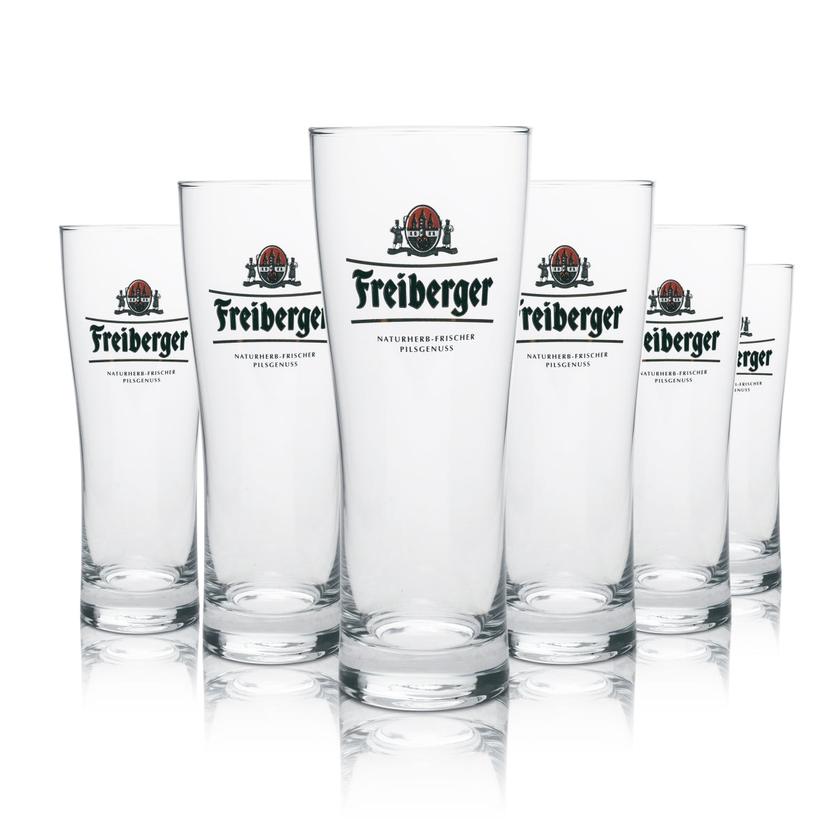 6 bicchieri da birra Freiberger da 0,4 l Aspen Becher Sahm