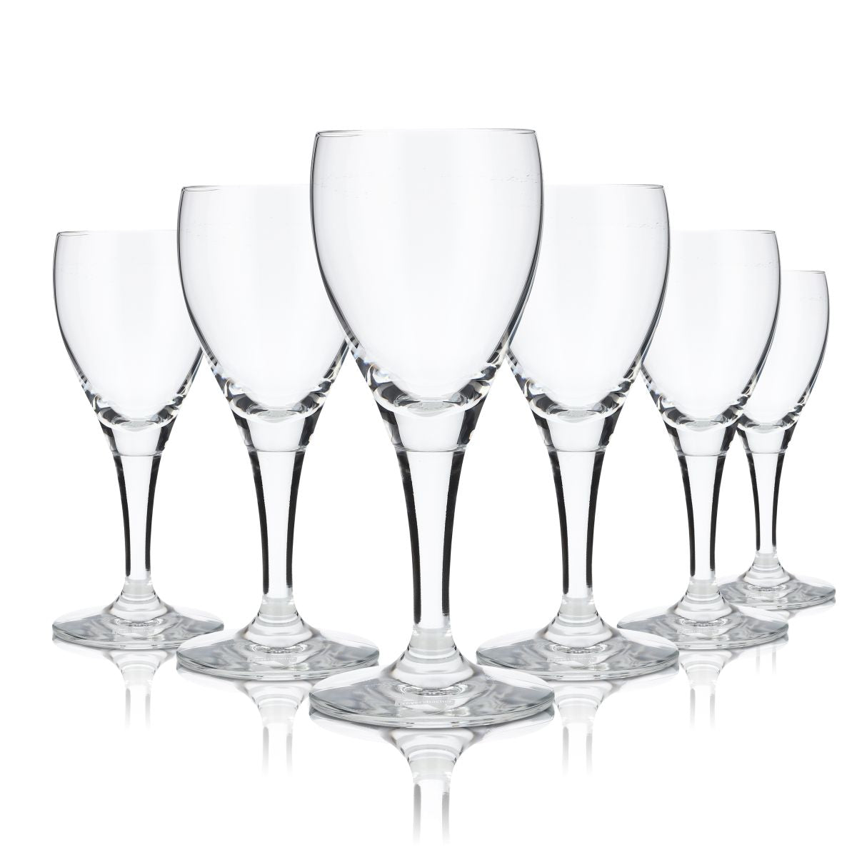 6 bicchieri da acqua minerale Freyersbacher da 0,17 l, set da ristorazione, bicchieri a calice, soda