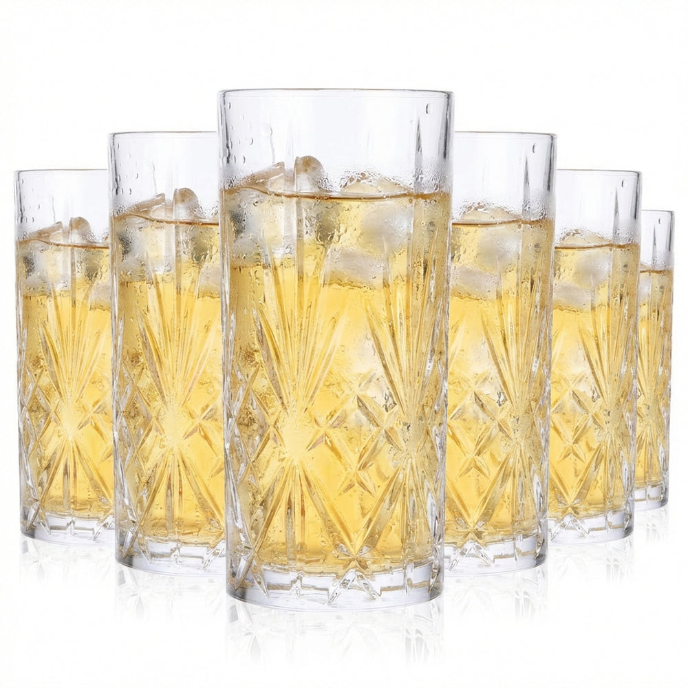 6 bicchieri da long drink in cristallo Friedrichs Gin Ginglas "Negroni"