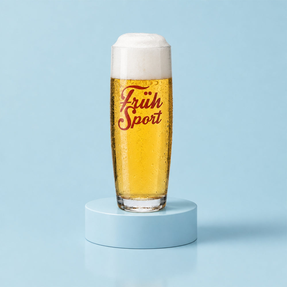 6 bicchieri da birra Früh Kölsch da 0,2 l Set di bicchieri Früh Sport Brauerei Köln
