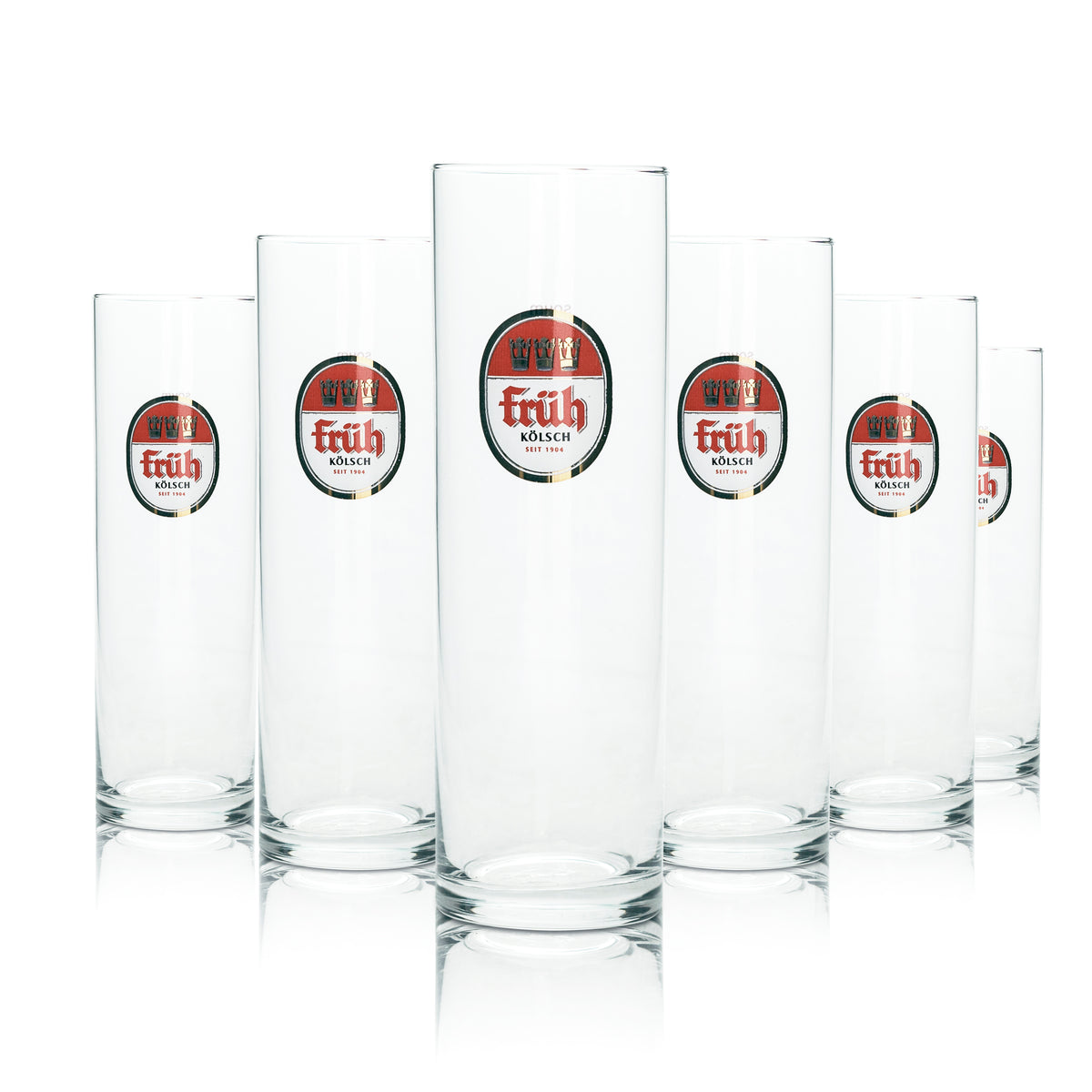 6 bicchieri da birra Früh Kölsch Bierstange da 0,2 l Set di bicchieri Birrificio di Colonia Pub Köbes – Vista 5
