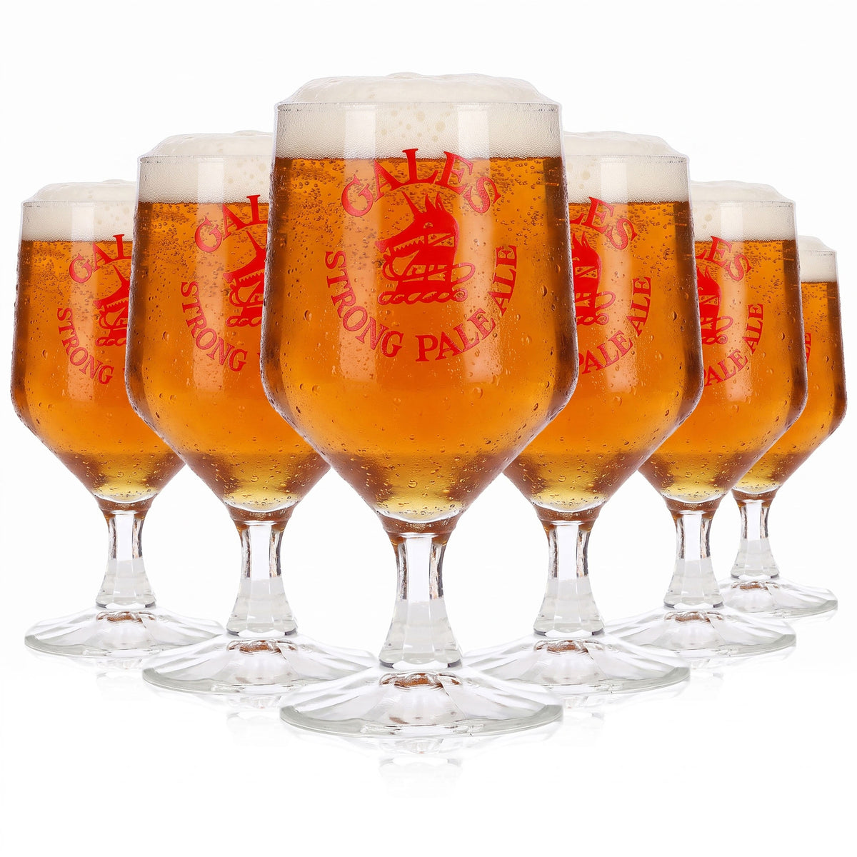 6 bicchieri da birra Gales Brewery da 0,29 l, modello "Strong Pale Ale" (set da 6)