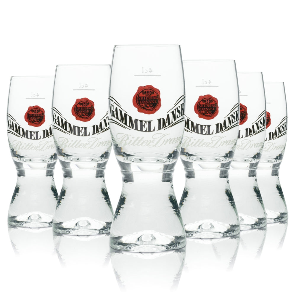 6 bicchierini da liquore Gammel Dansk 2/4 cl