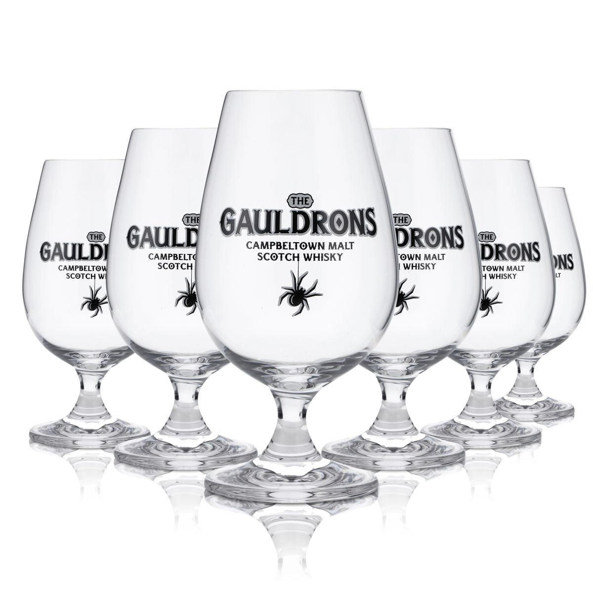 6x Gauldrons Bicchiere da whisky 0,17 l Bicchiere da degustazione Bicchiere da nosing Scotch Malt