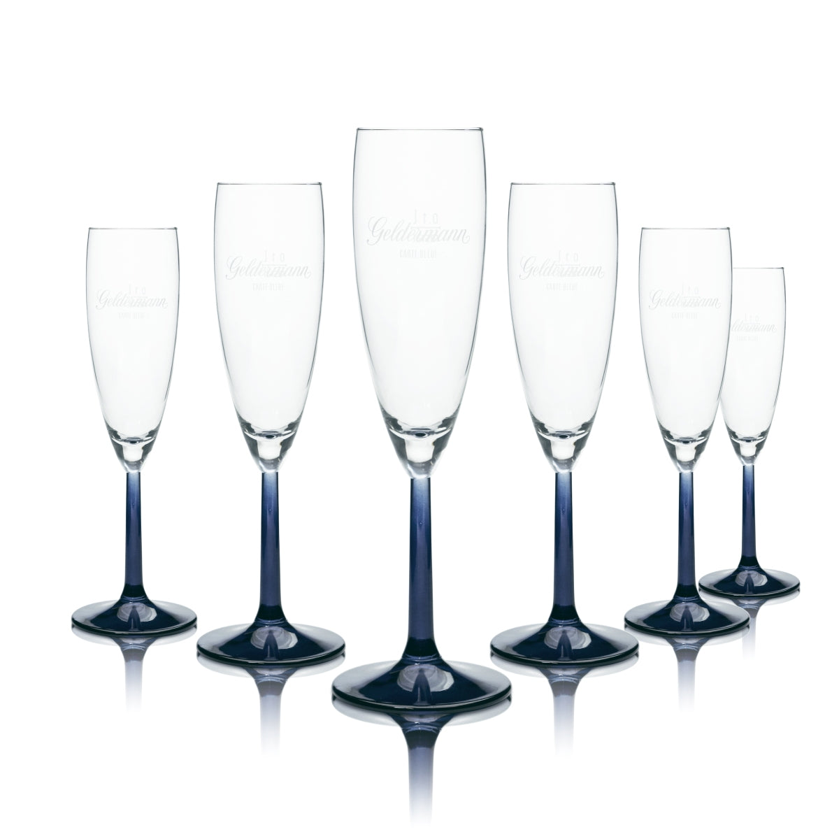 6 bicchieri da spumante Geldermann 0,1 l flûte Carte Bleu Bicchieri Prosecco Edel Selte