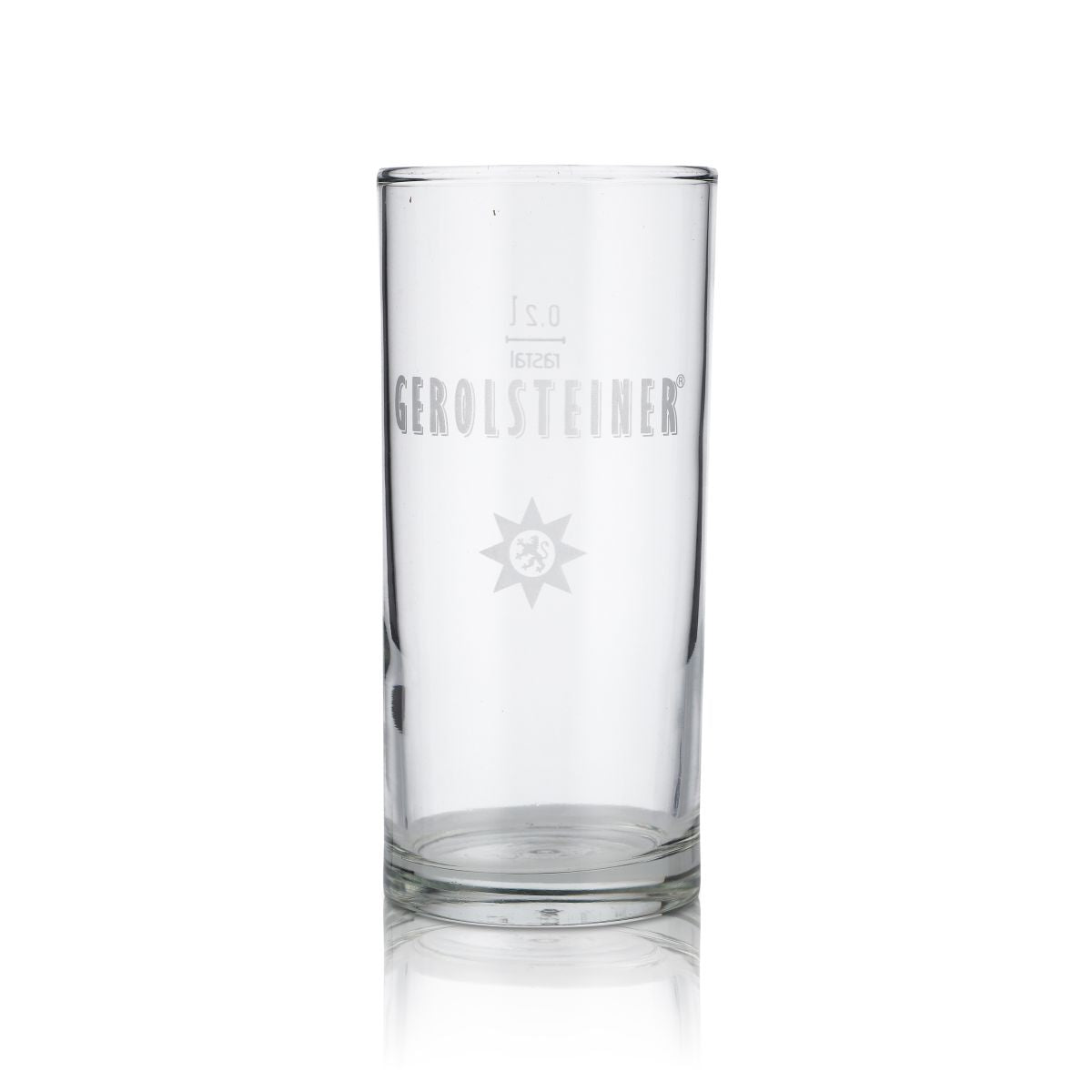 6 bicchieri Gerolsteiner da 0,2 l per acqua minerale frizzante Set di bicchieri da bibita Gastro – Vista 2