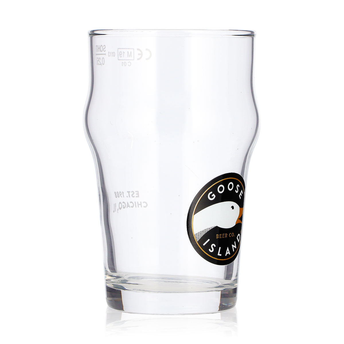 6 bicchieri da birra Goose Island da 0,25 l, formato long drink, con logo dell'oca del 1988, bicchieri da birra Sahm (set da 6) – Vista 3
