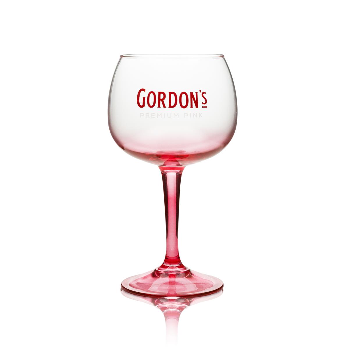 6 bicchieri Gordon's 0,45 l bicchieri a palloncino rosa Gin Tonic cocktail aperitivo – Vista 3