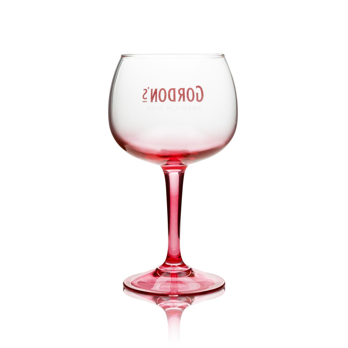 6 bicchieri Gordon's 0,45 l bicchieri a palloncino rosa Gin Tonic cocktail aperitivo – Vista 4