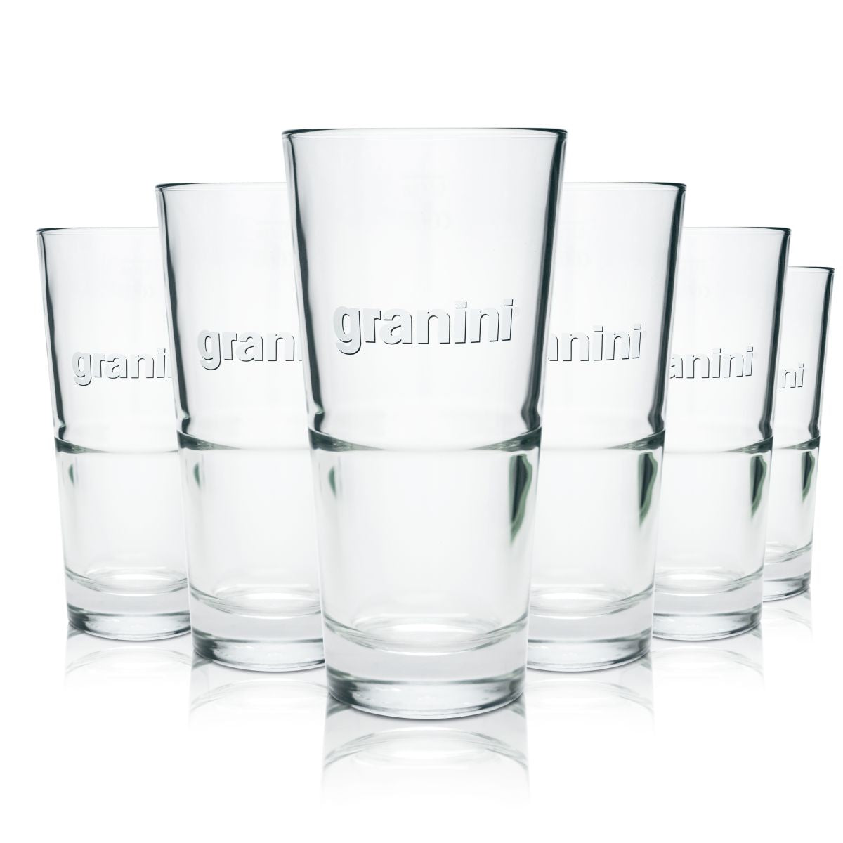 6 bicchieri Granini da 0,5 l bicchieri da cocktail bicchieri da bevanda forma a V calibrati