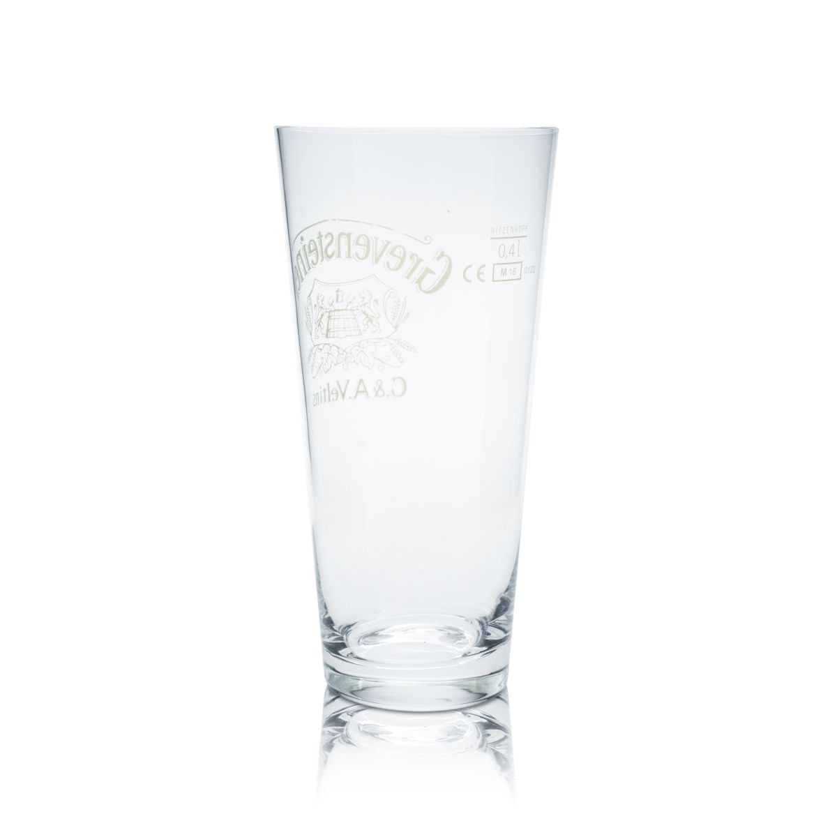6 bicchieri da birra Grevensteiner 0,4 l bicchiere a calice Willi Becher  Set di bicchieri Birrificio Eiche – Vista 3