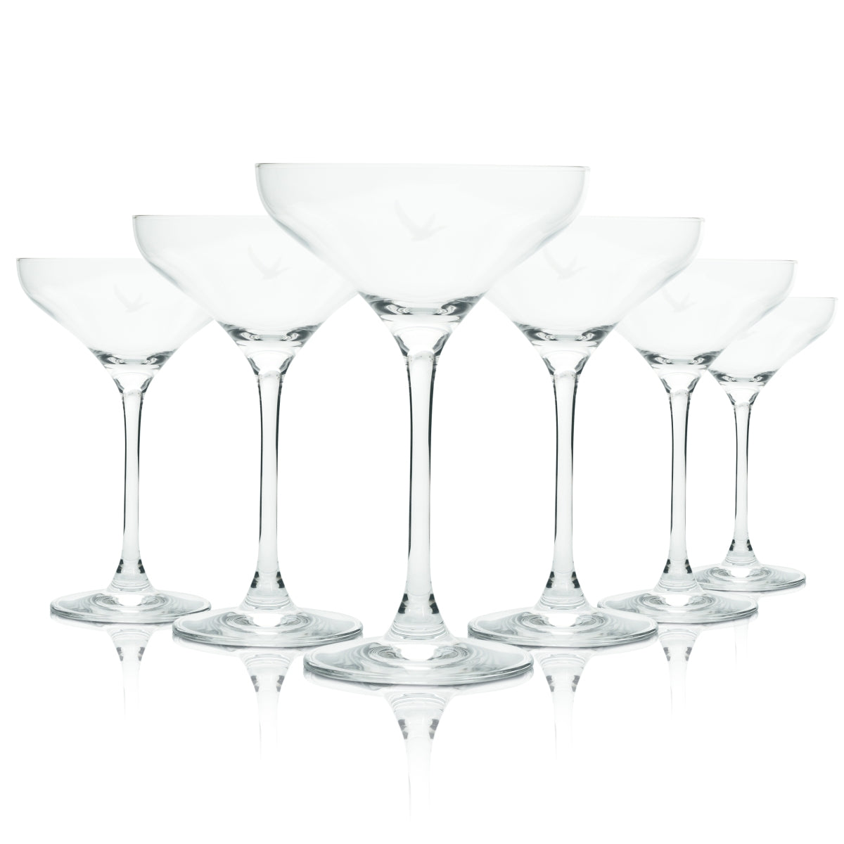 6 bicchieri Grey Goose 0,15 l, calice con piede, bicchieri da aperitivo e long drink, per la ristorazione