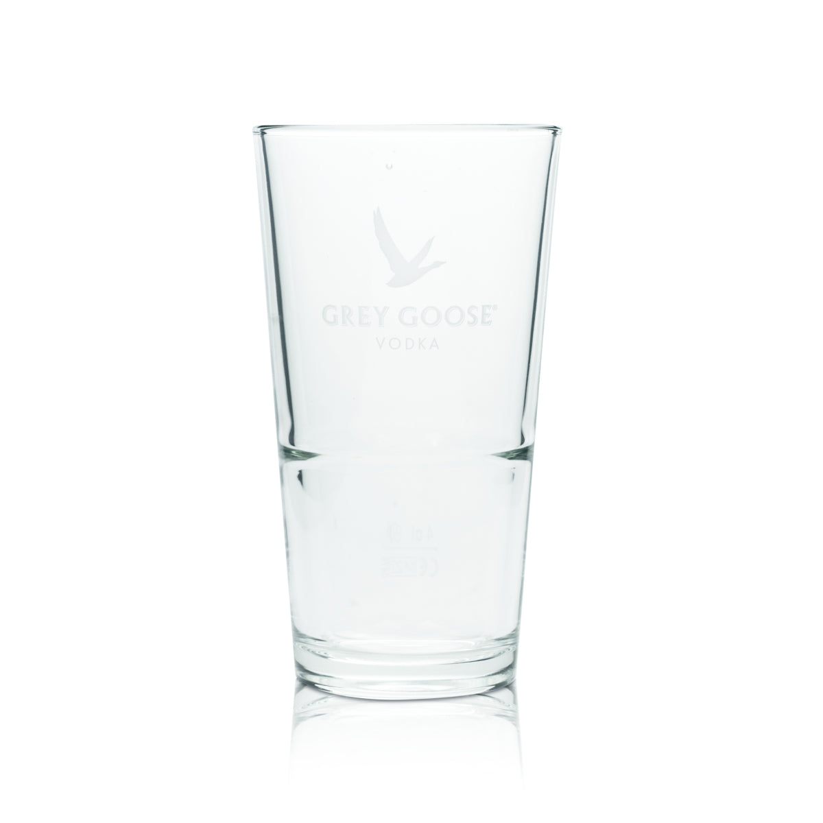 6 bicchieri Grey Goose 0,37 l per cocktail long drink impilabili calibrati per uso gastronomico – Vista 2
