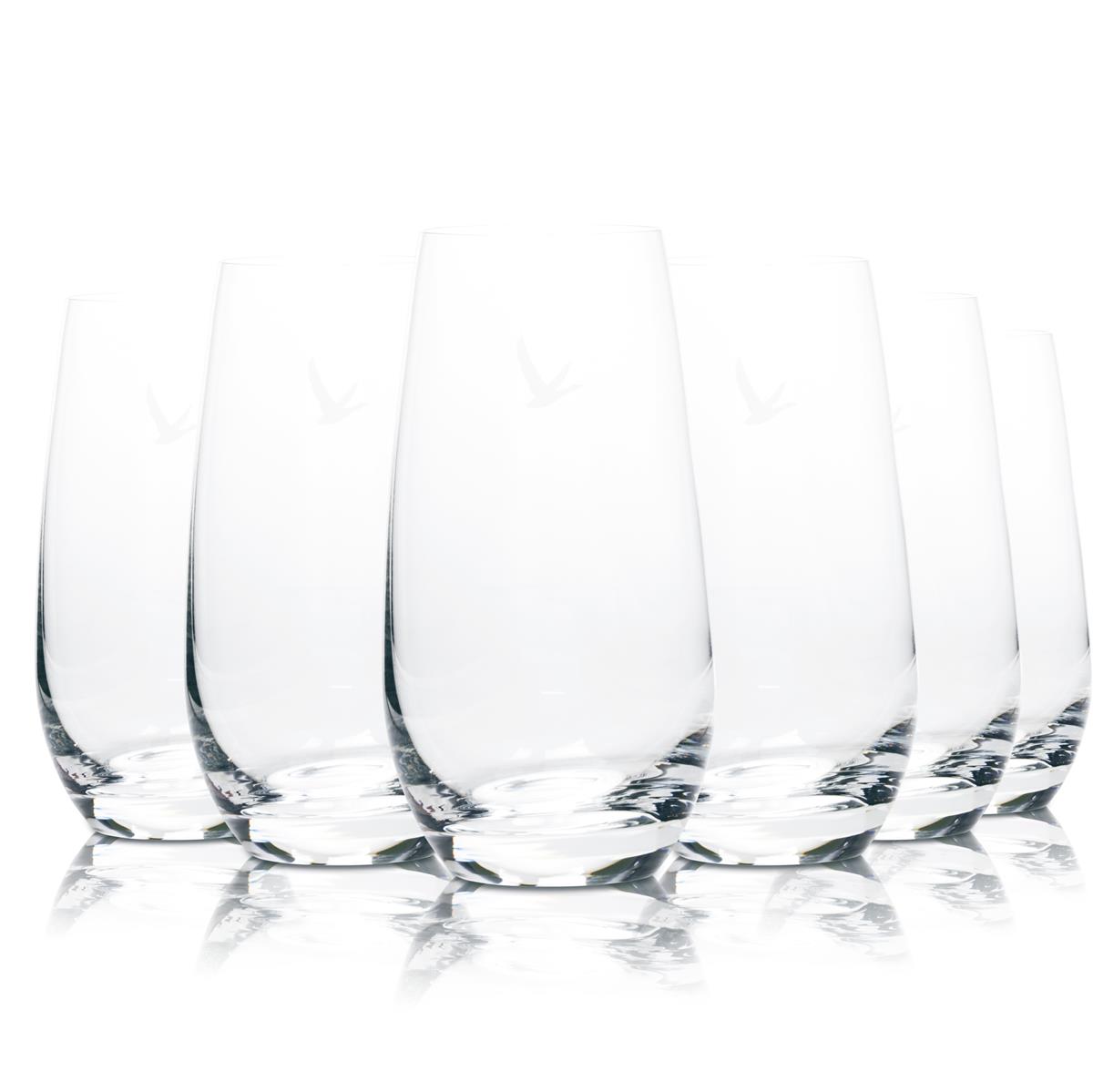 6 bicchieri Grey Goose Highball 0,4 l Set di bicchieri da long drink Cocktail Premium Vodka