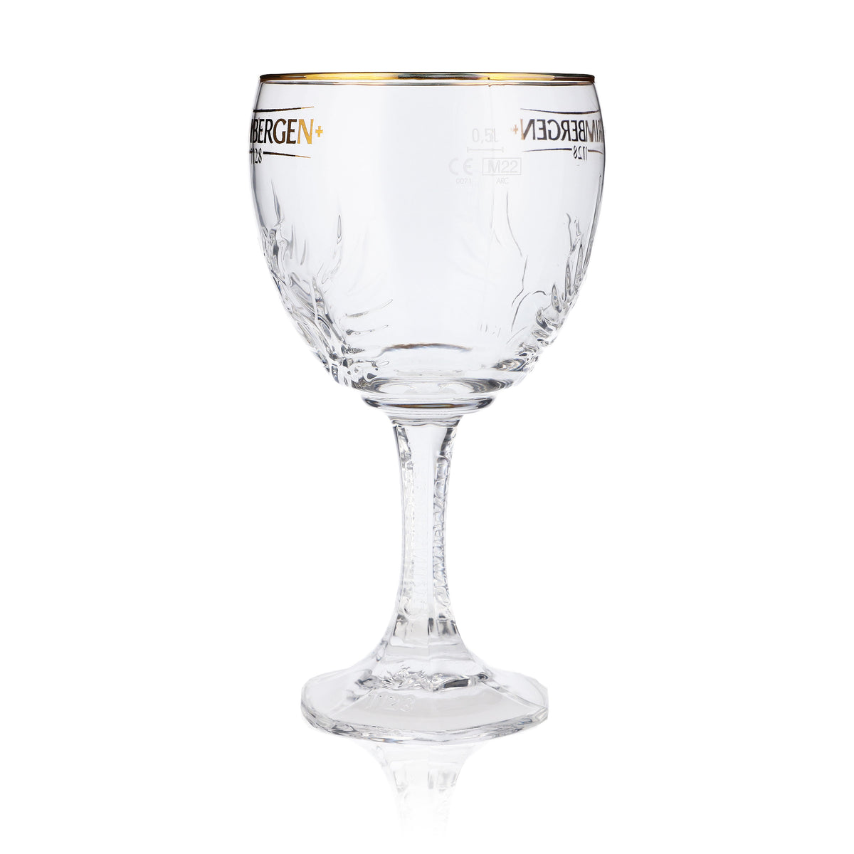 6 bicchieri Grimbergen da 0,5 l a calice Phoenix con bordo dorato Bicchieri Gastro Beer – Vista 7